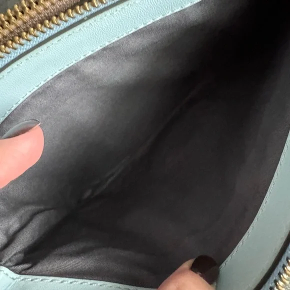 Marc By Marc Jacobs Womens Faded Blue Double Percy Crossbody Bag - Picture 4 of 12